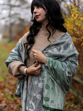 Puffins Skellig Mist Scarf (Woven Second) [Grade 2]