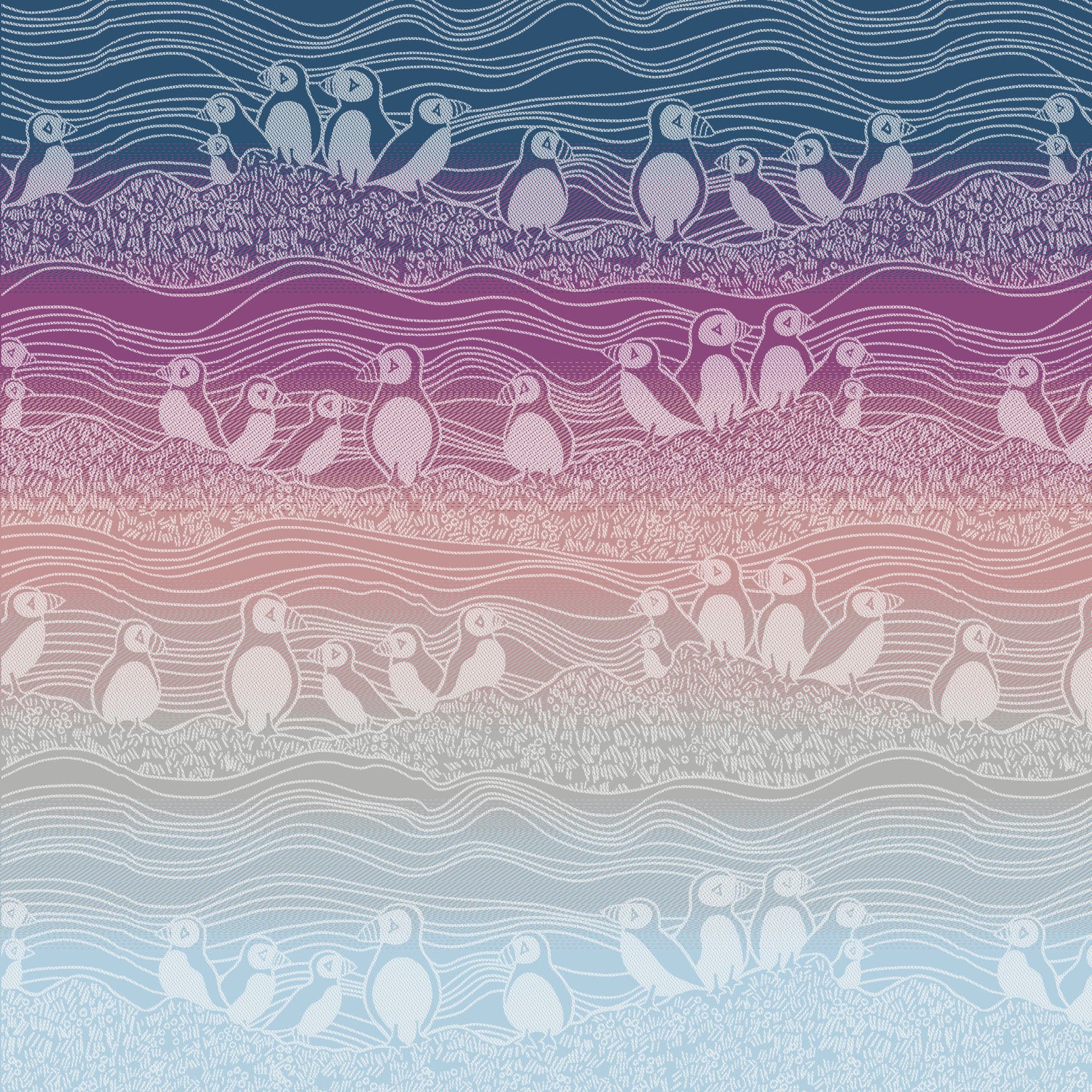 Puffins Kenai Fjords (Woven Second) [Grade 2]