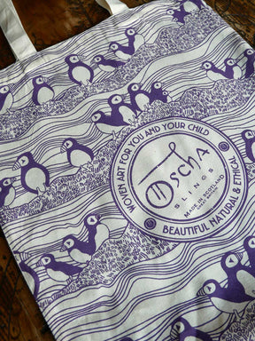 Puffins Tote Bag