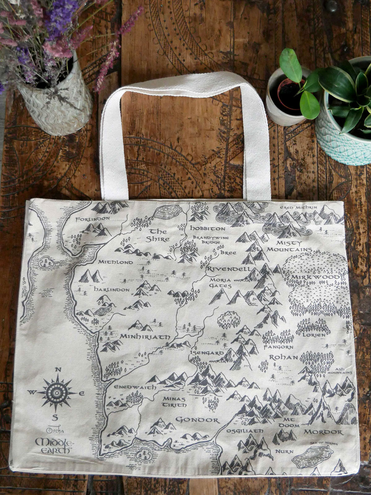 Realm of Middle-earth Large Eco Tote