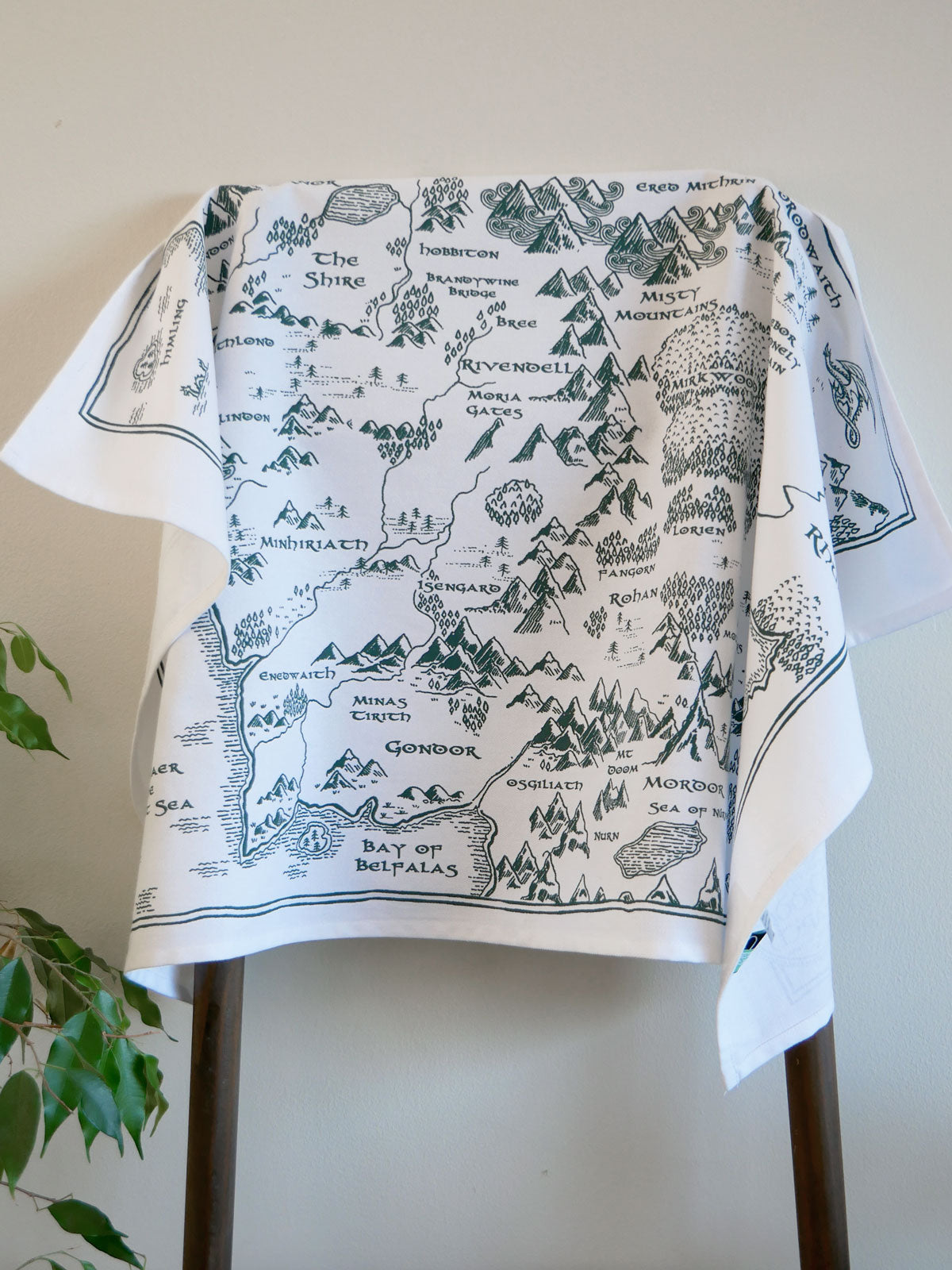 Realm of Middle-earth Tea Towel