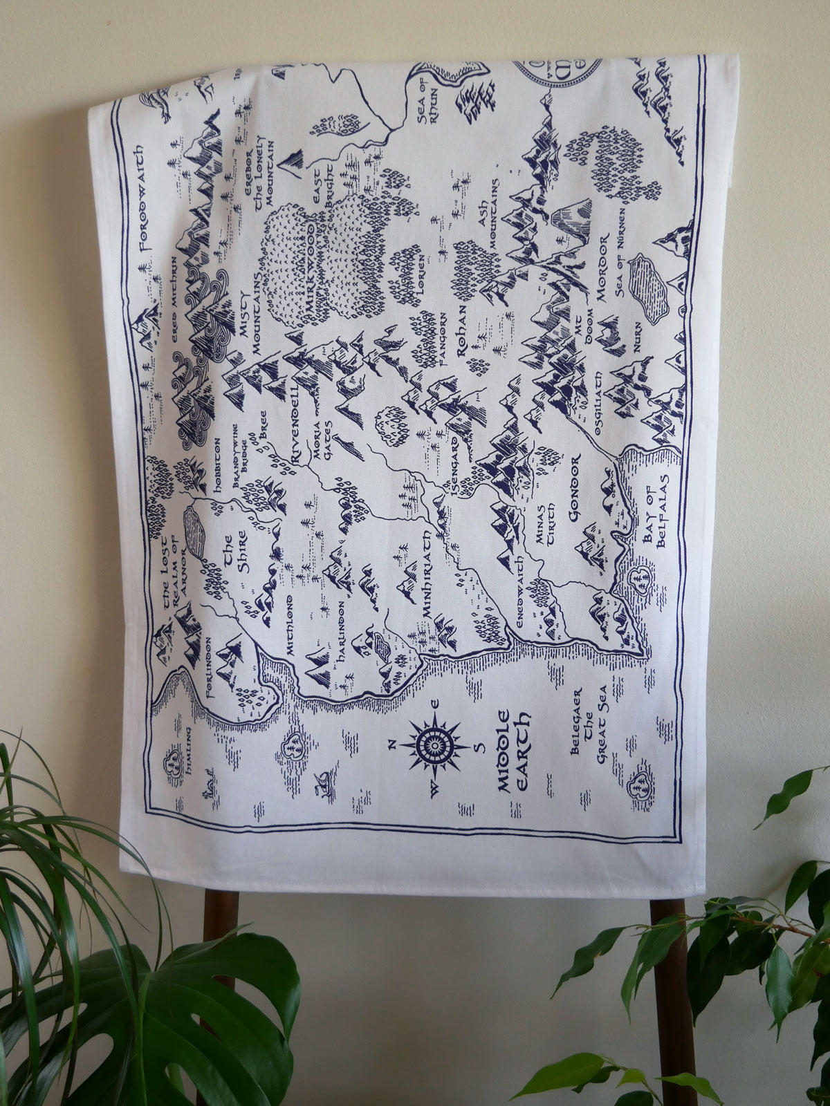 Realm of Middle-earth Tea Towel