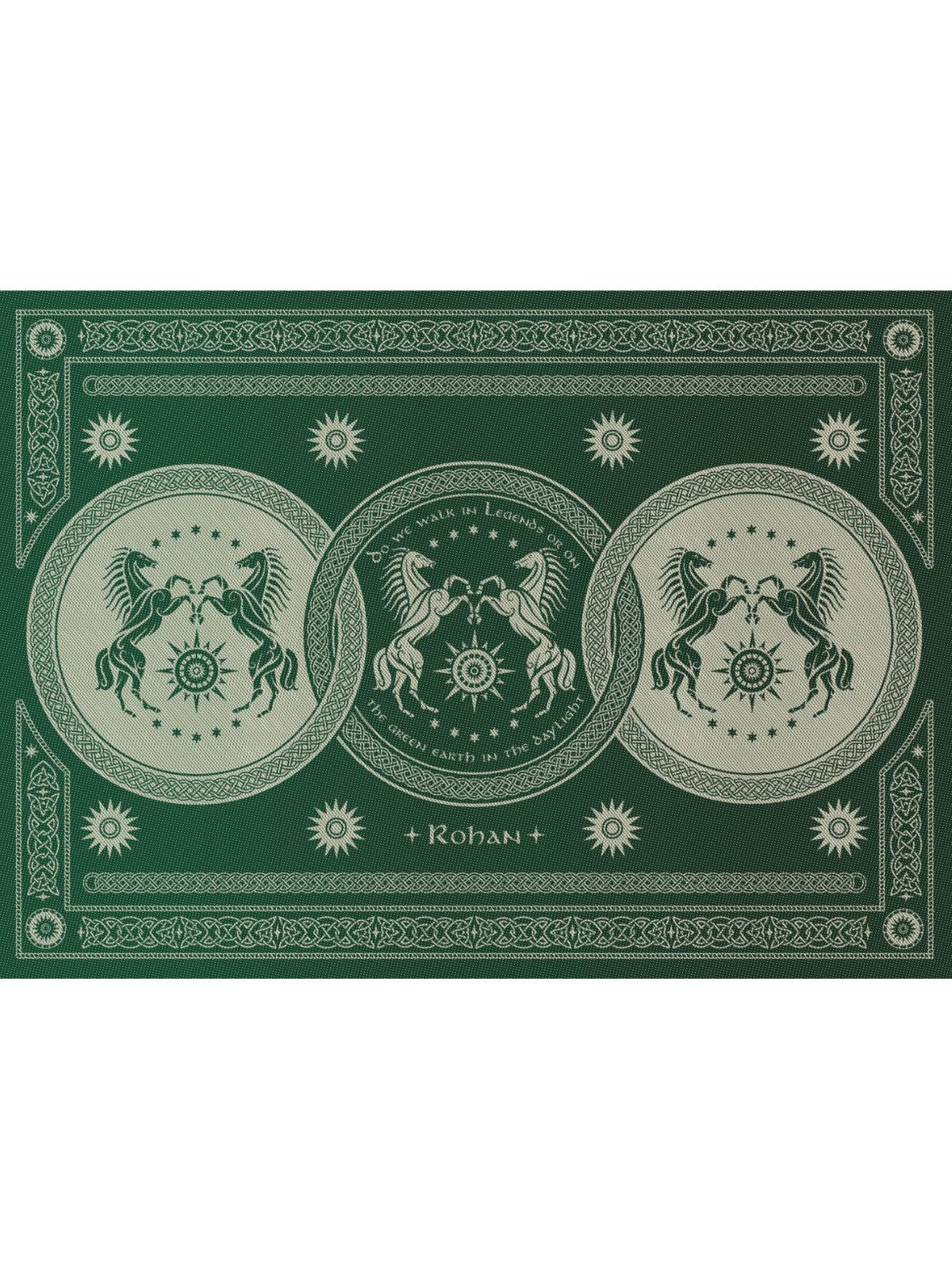 Rohan Green Earth Throw (Woven Second) [Grade 2]