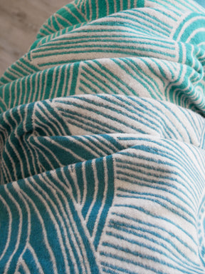 Sea Salt Moonlit Brushed Cotton Throw