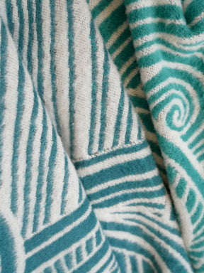 Sea Salt Moonlit Brushed Cotton Throw