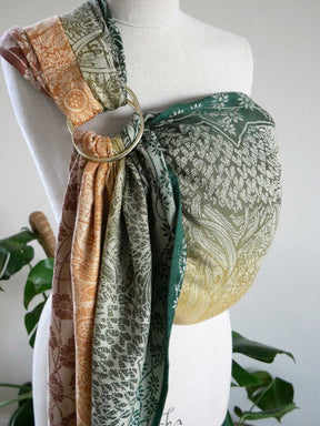 Mannequin wearing Shire Harvest Light Ring Sling, against a neutral background.