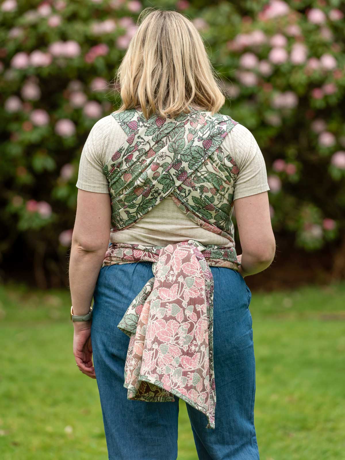 Strawberry Patch Garden Baby Wrap