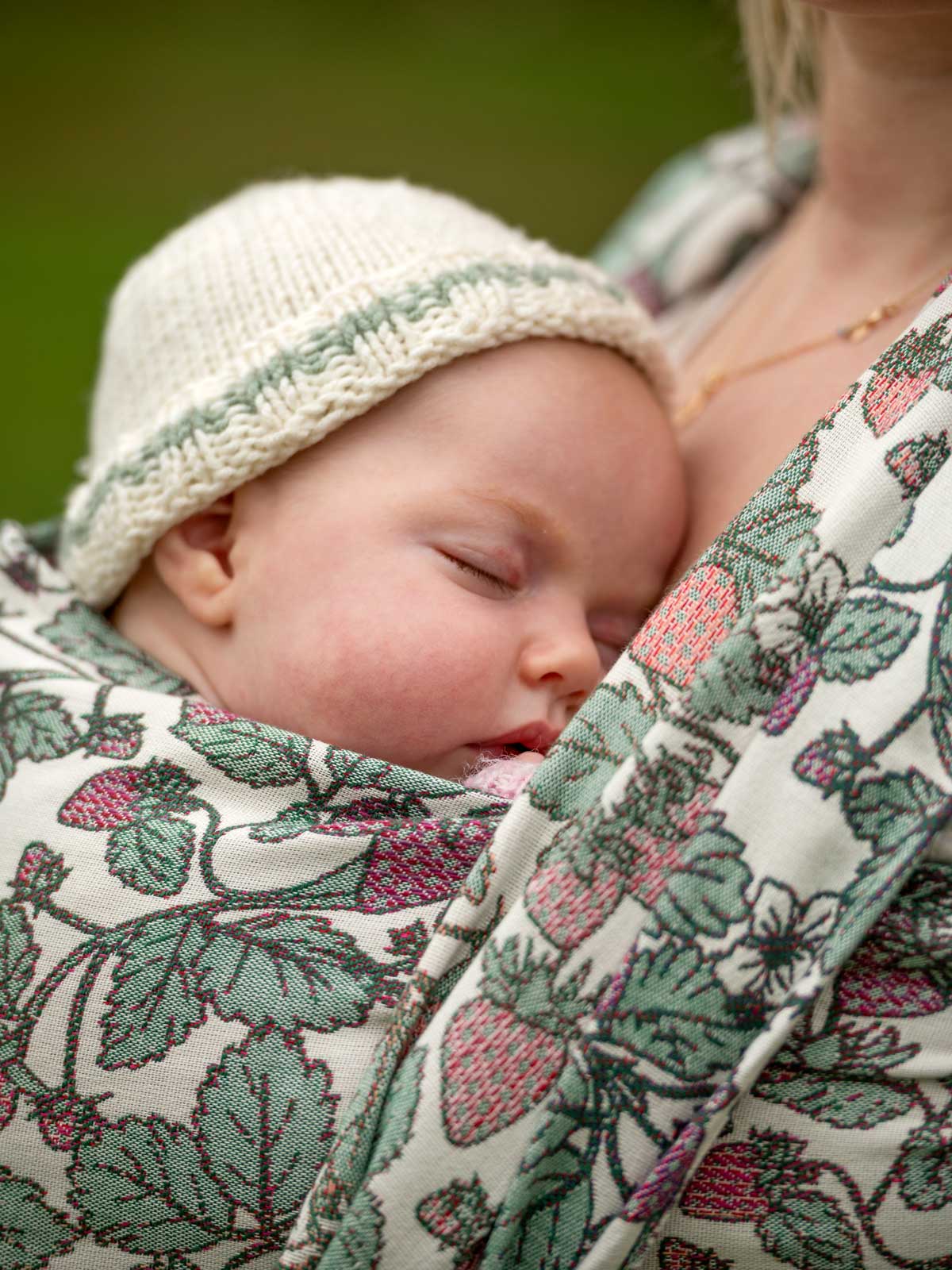 Strawberry Patch Garden Baby Wrap