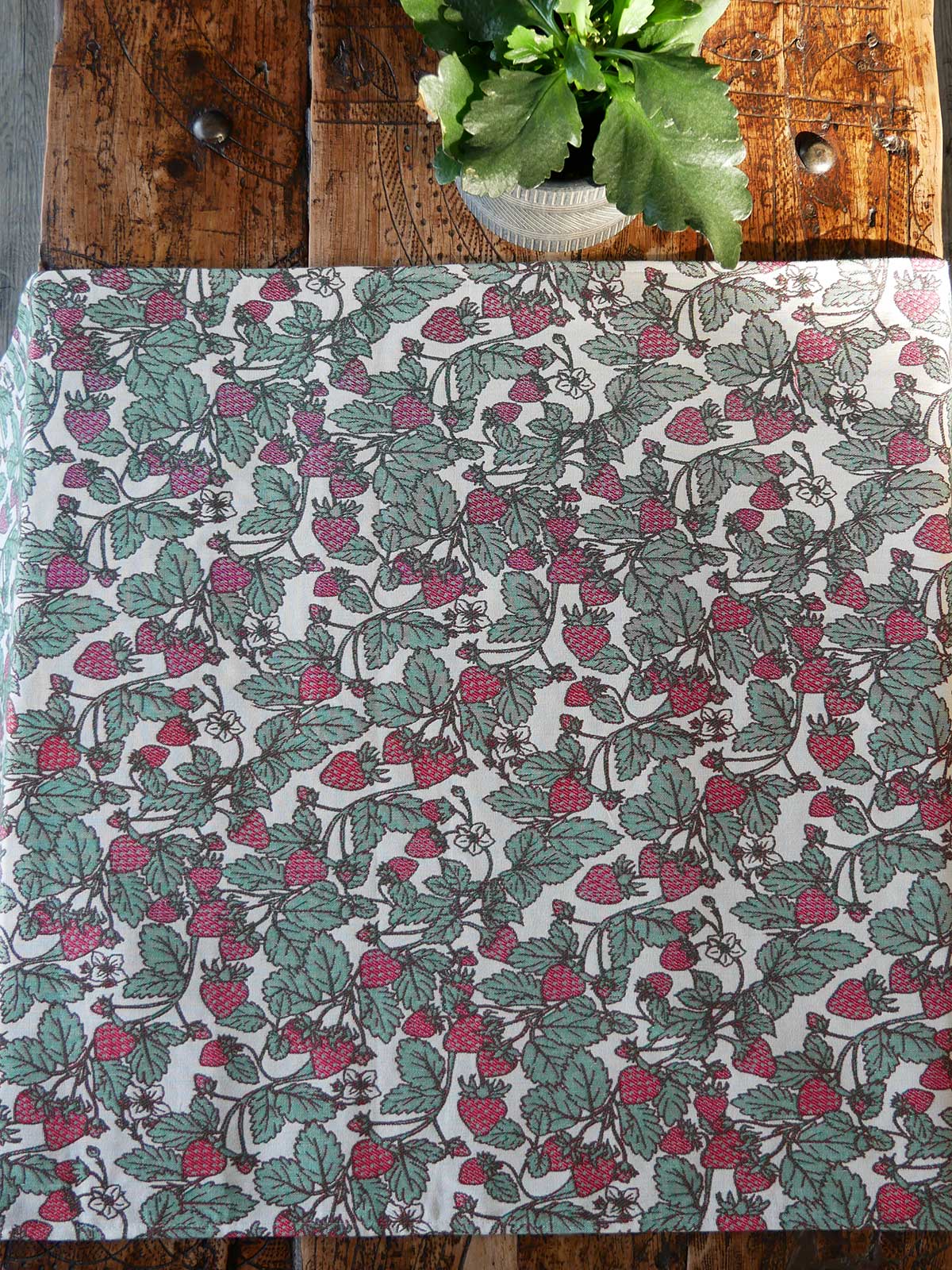 Strawberry Patch Garden Baby Wrap