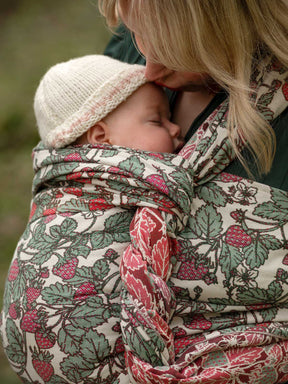 Strawberry Patch Garden Baby Wrap