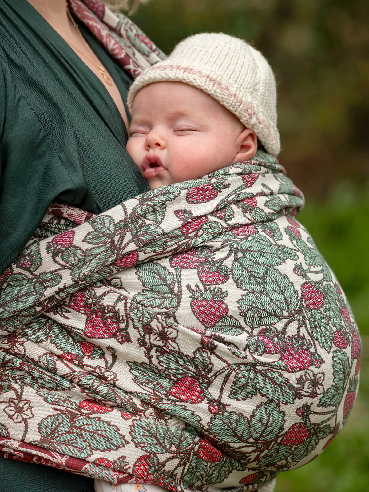 Strawberry Patch Garden Baby Wrap