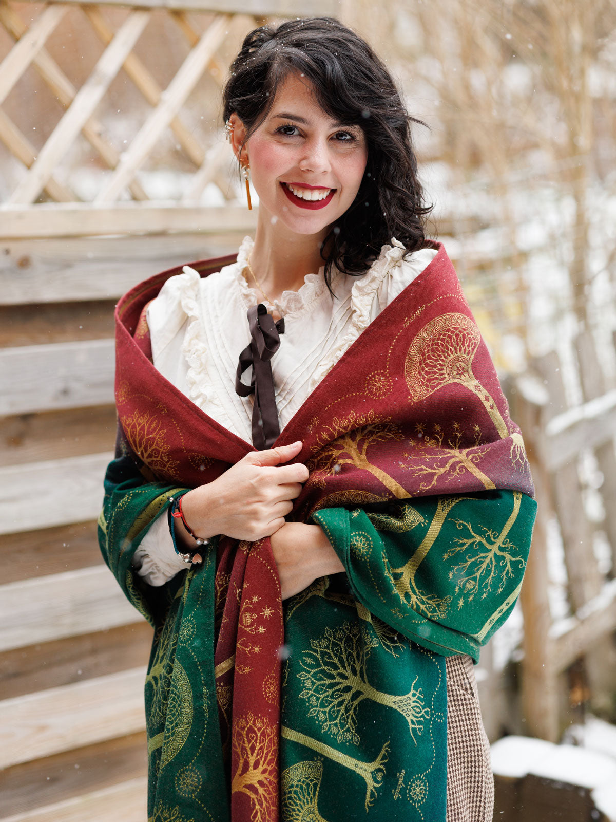 Trees of Gondor Merrymaking Shawl