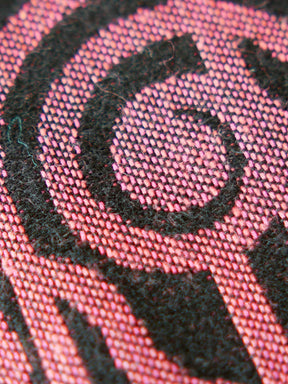 Claose up of bland and pink fabric