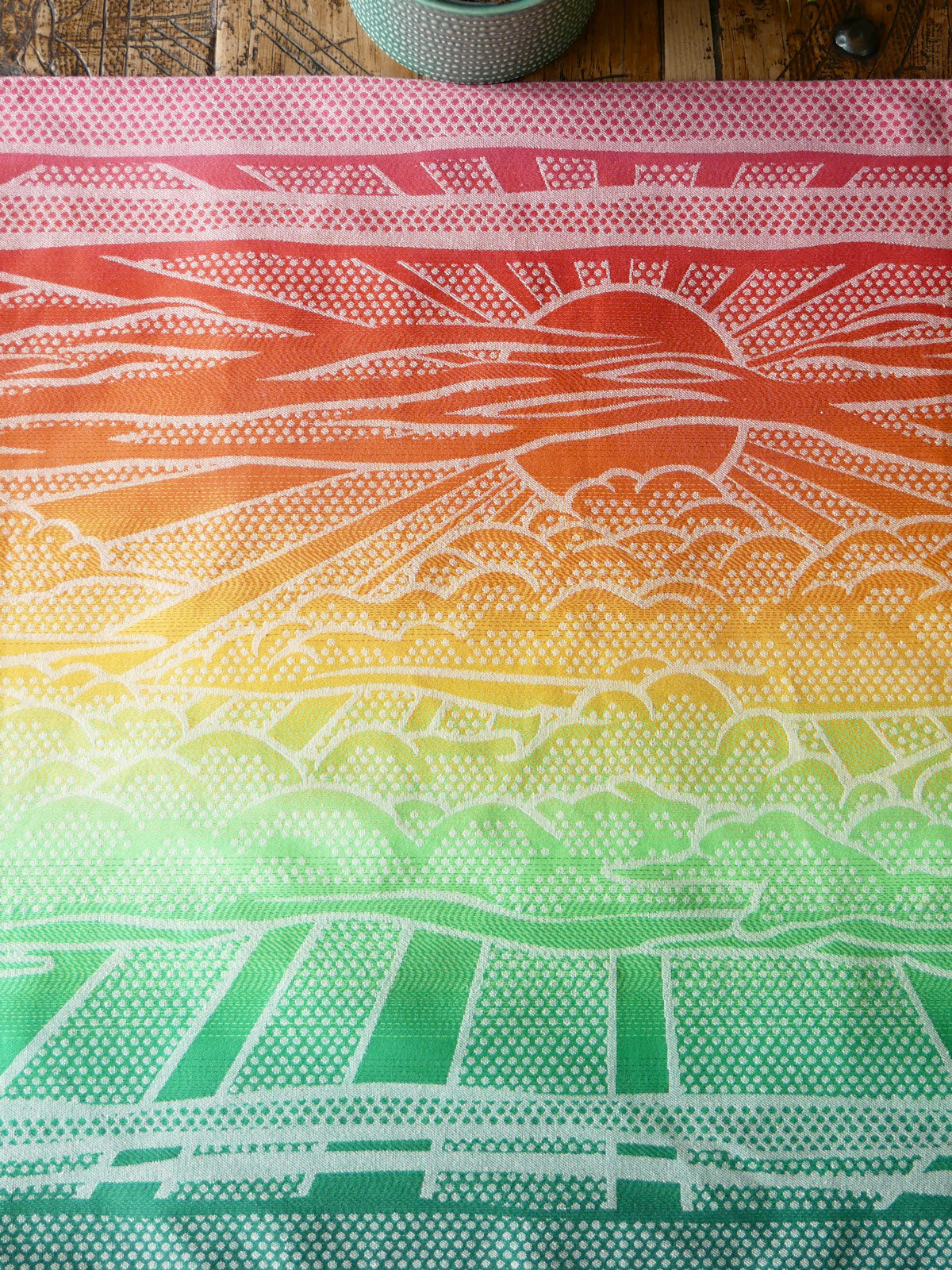 Wish You Were Here Tropical Sunrise Baby Wrap (Woven Second) [Grade 2]