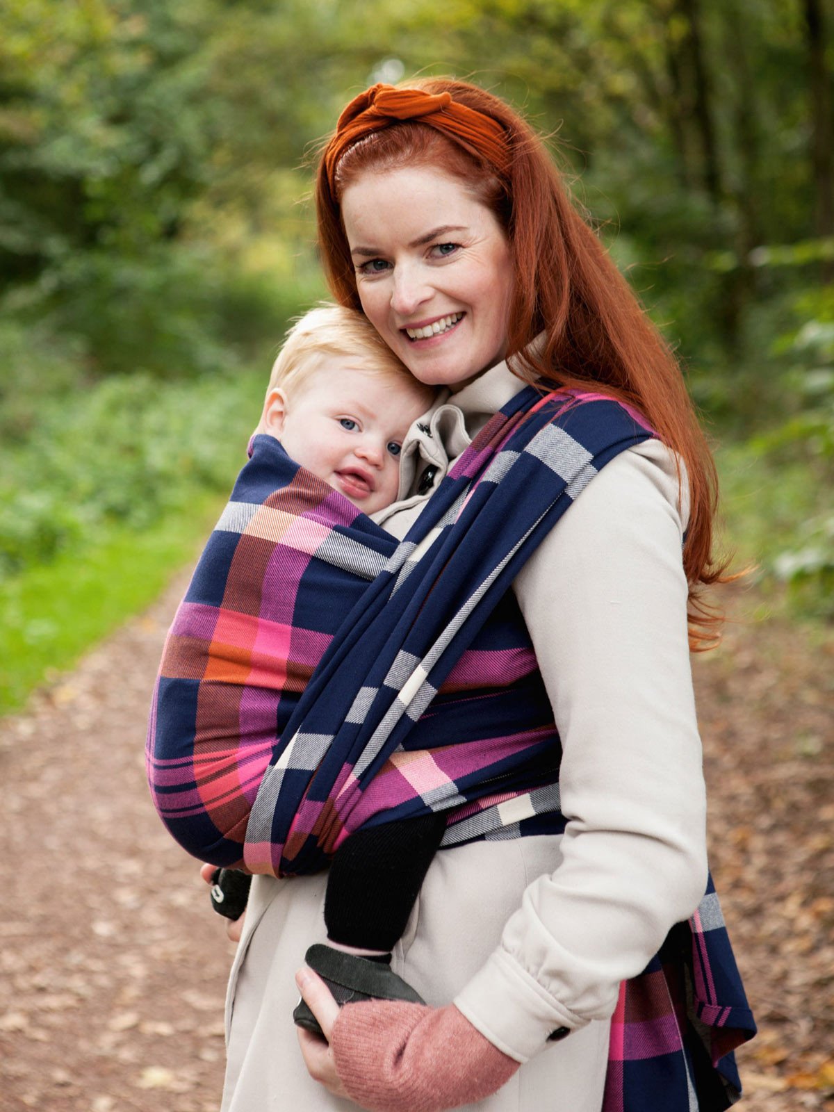 Heather Tartan Baby Wrap