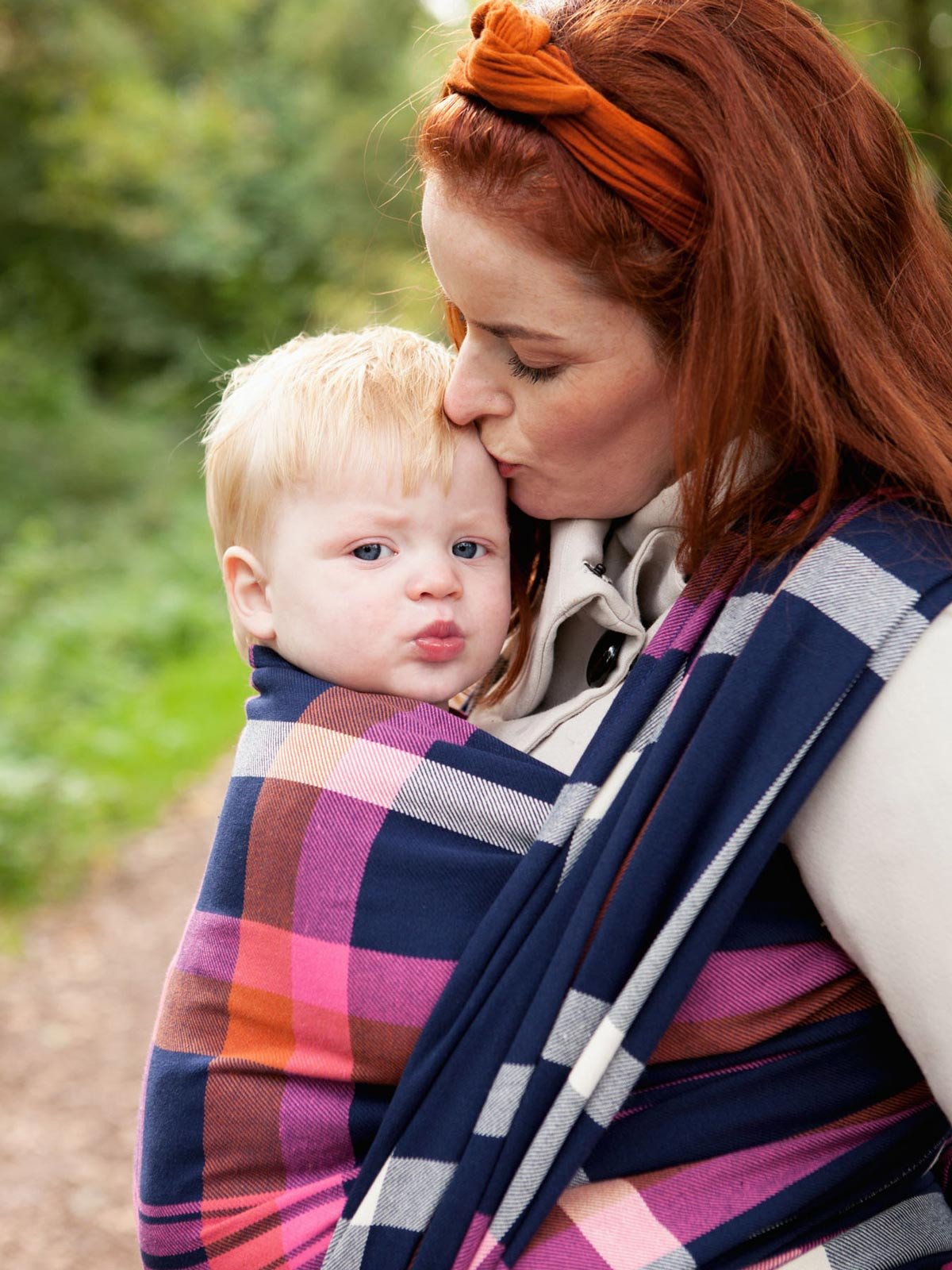 Heather Tartan Baby Wrap