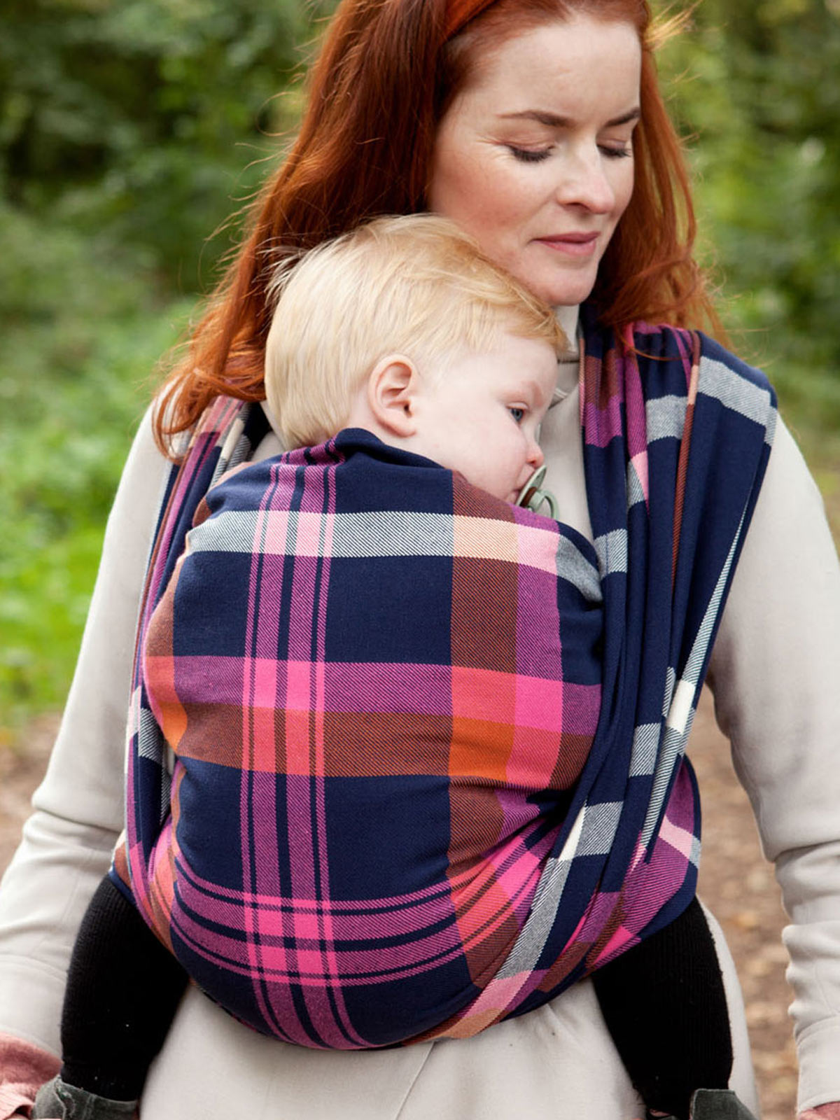 Heather Tartan Baby Wrap