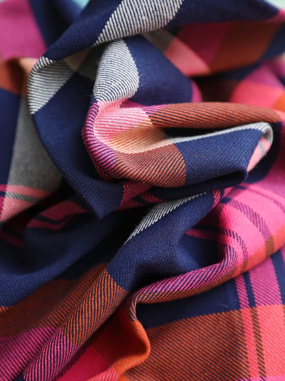 Heather Tartan Fabric Pieces