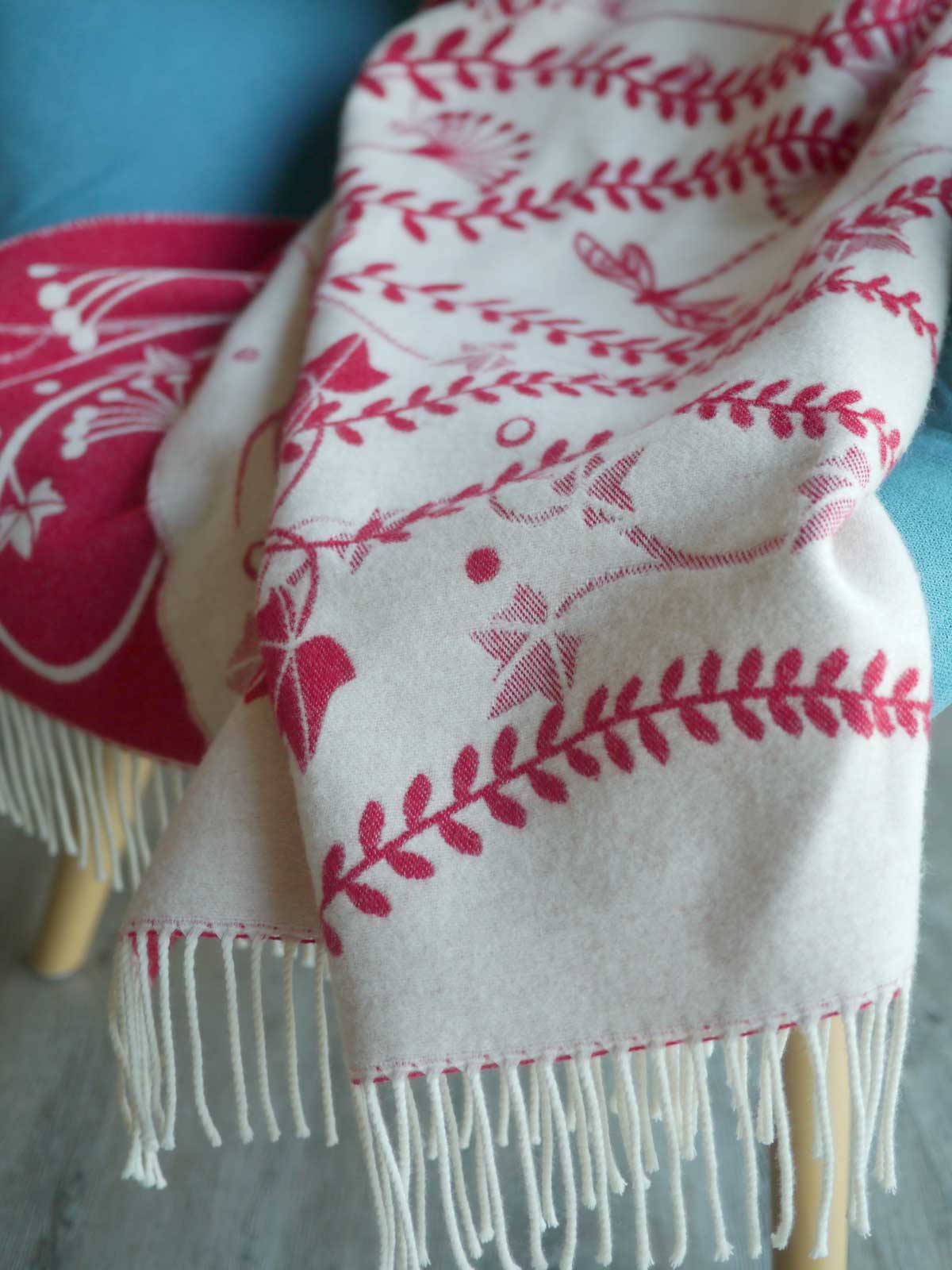 Ivy Chateau Margaux Purled Throw