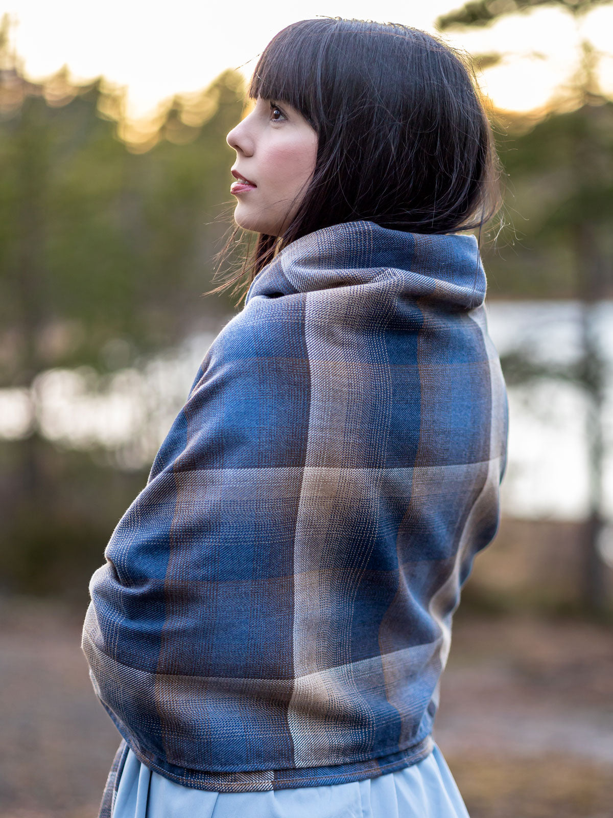 Leithen Tartan Shawl