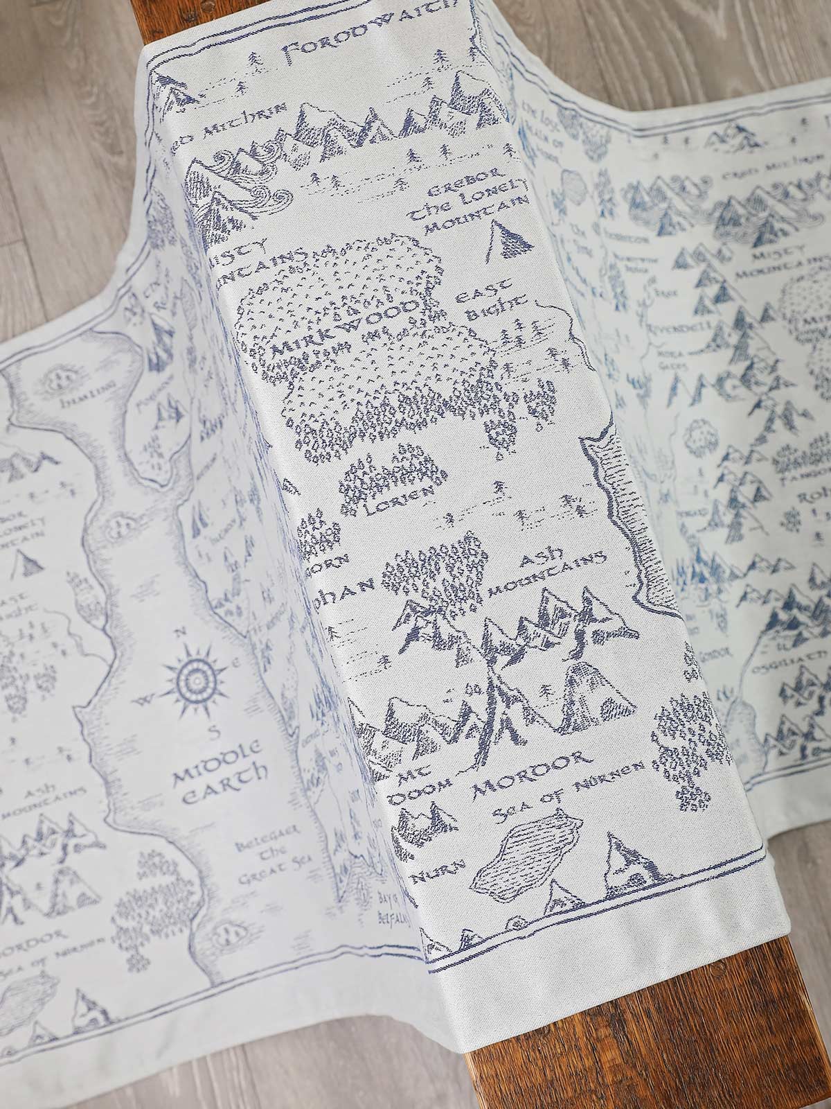 Realm of Middle-earth Ink Fabric Pieces