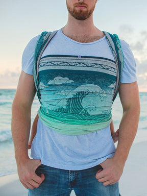 Okinami Wipeout with Ice Cotton Baby Wrap (Woven Second) [Grade 2]