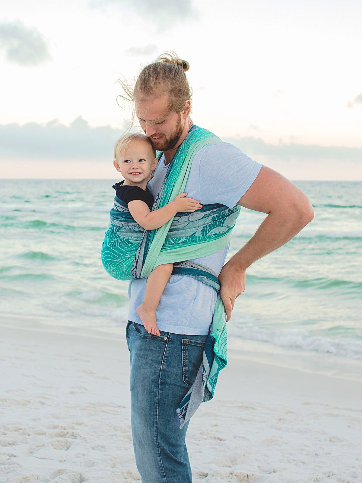 Okinami Wipeout with Ice Cotton Baby Wrap (Woven Second) [Grade 2]