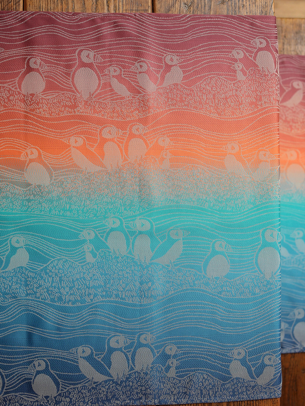 Puffins Farne Islands 1m Fabric Piece