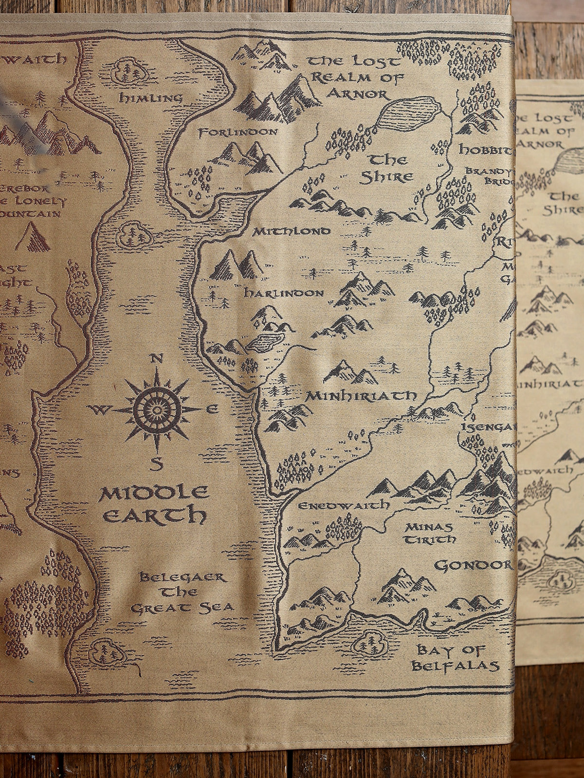 Realm of Middle-earth Borders Fabric Pieces