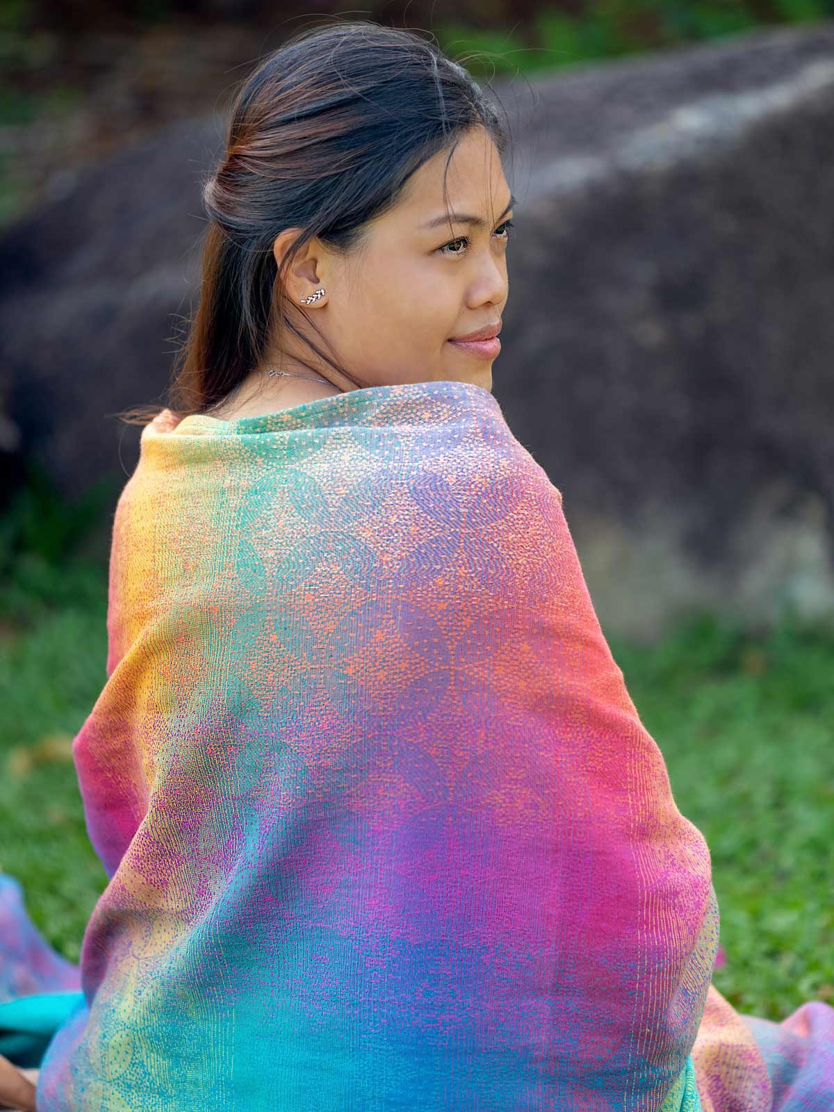 Starry Night Aura Shawl