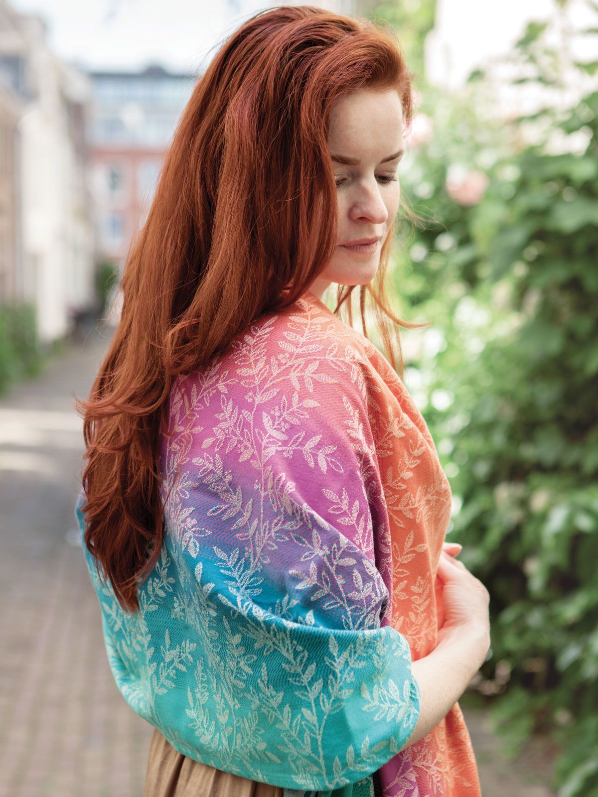 Willow Esprit Shawl with Ice Cotton