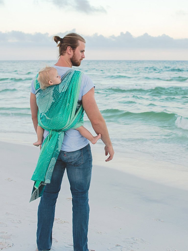 Okinami Wipeout with Ice Cotton Baby Wrap (Woven Second) [Grade 2]