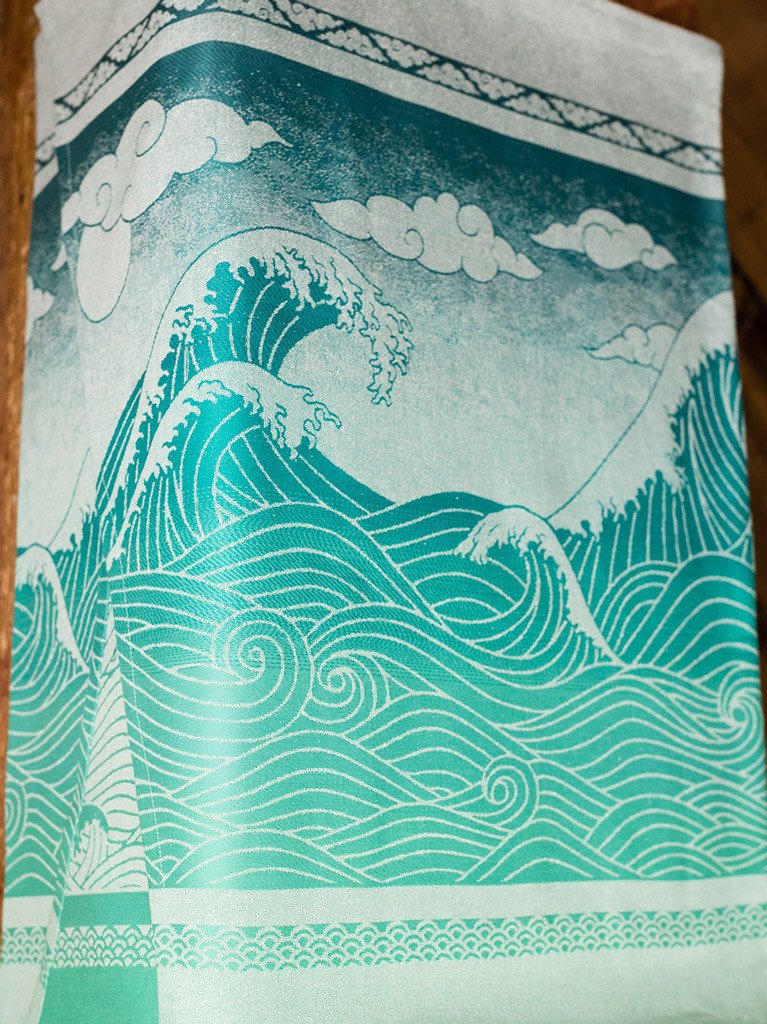 Okinami Wipeout with Ice Cotton Baby Wrap (Woven Second) [Grade 2]