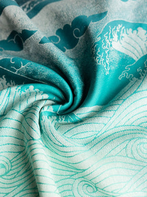 Okinami Wipeout with Ice Cotton Baby Wrap (Woven Second) [Grade 2]