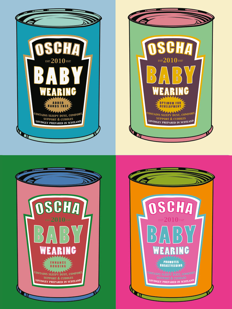 Pop Art Print: Babywearing in a Can