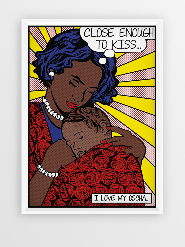 Pop Art Print: Close Enough to Kiss